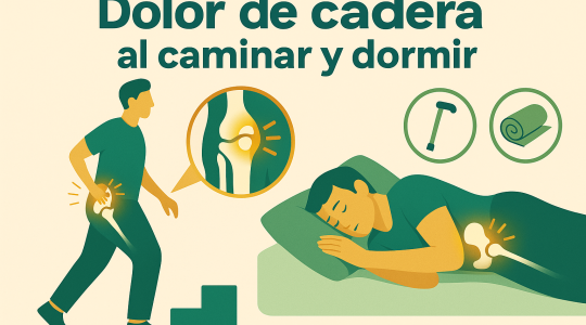 Dolor de cadera al caminar y al dormir: guía práctica para volver a moverte